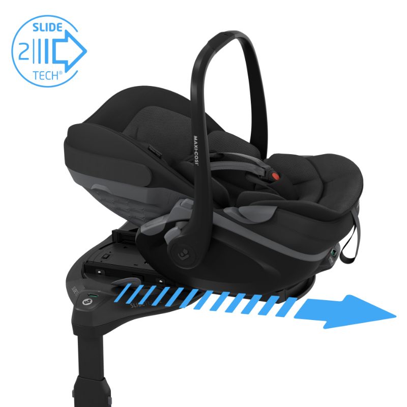 Pack Oxford Plus com Pebble Slide Pro green e base FamilyFix Slide Pro da Maxi Cosi 6