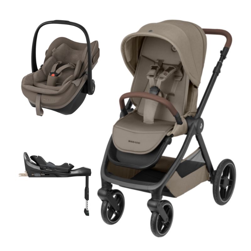 Pack Oxford Pebble Slide Pro e Base Familyfix Slide Pro da Maxi Cosi