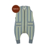 Saco de Dormir com Pernas Tog 0.5 Green and Blue Strips da Molis & Co 1