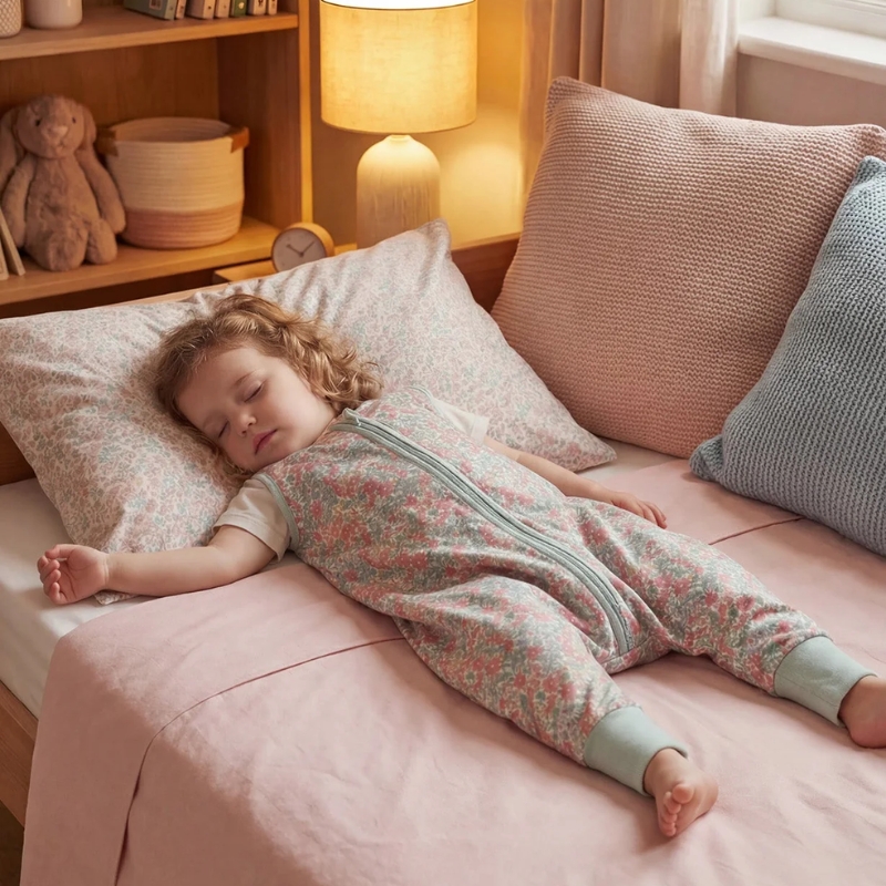 Saco de Dormir com Pernas Tog 0.5 Summer Bloom da Molis&Co 4