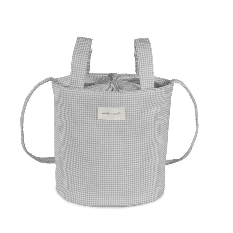 Bolsa Bucket Little Bloom Vichy da Pasito a Pasito 1