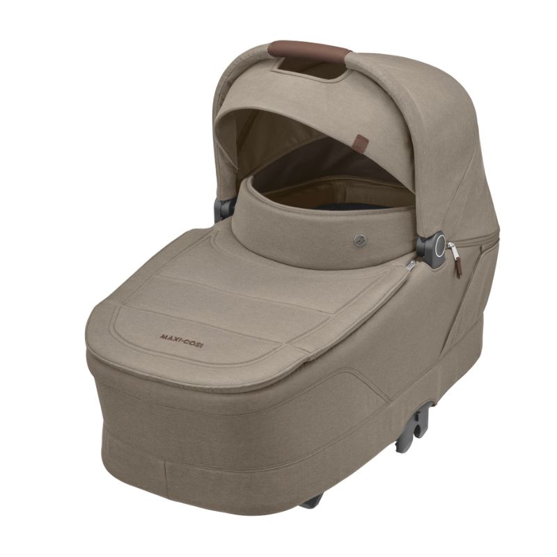 Carrinho Leona Pebble Slide Pro alcofa Sense truffle e base Familyfix Slide Pro da Maxi Cosi 4
