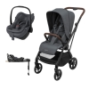 Pack Leona Pebble Slide Pro Graphite e familyfix Slide Pro da Maxi Cosi 1