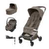 Fame e alcofa cabin coral slide pro Oak Truffle e base familyfix slide pro da Maxi Cosi 1