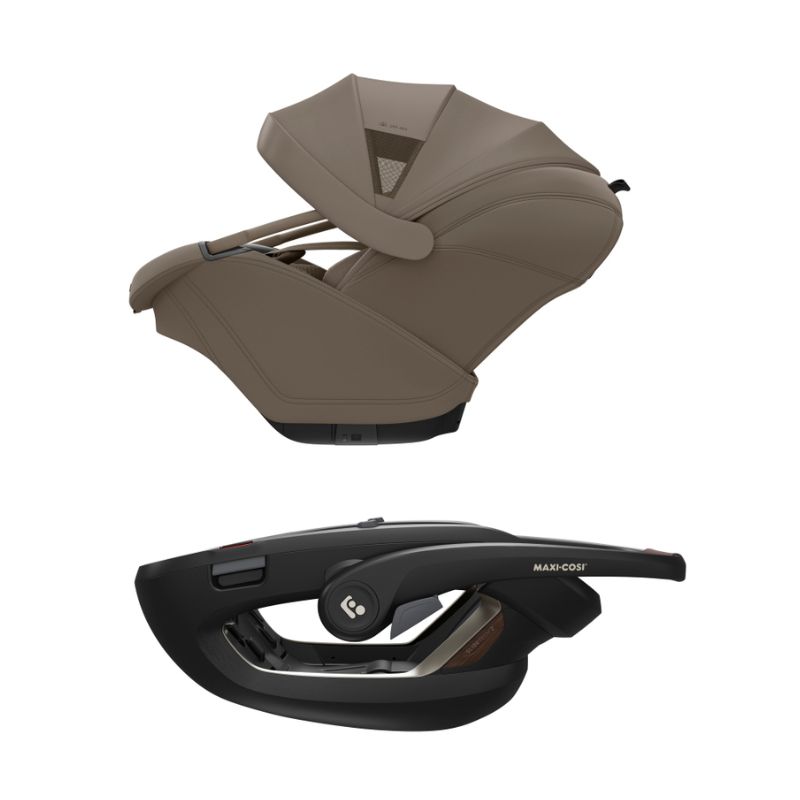 Fame e alcofa cabin coral slide pro Oak Truffle e base familyfix slide pro da Maxi Cosi 6