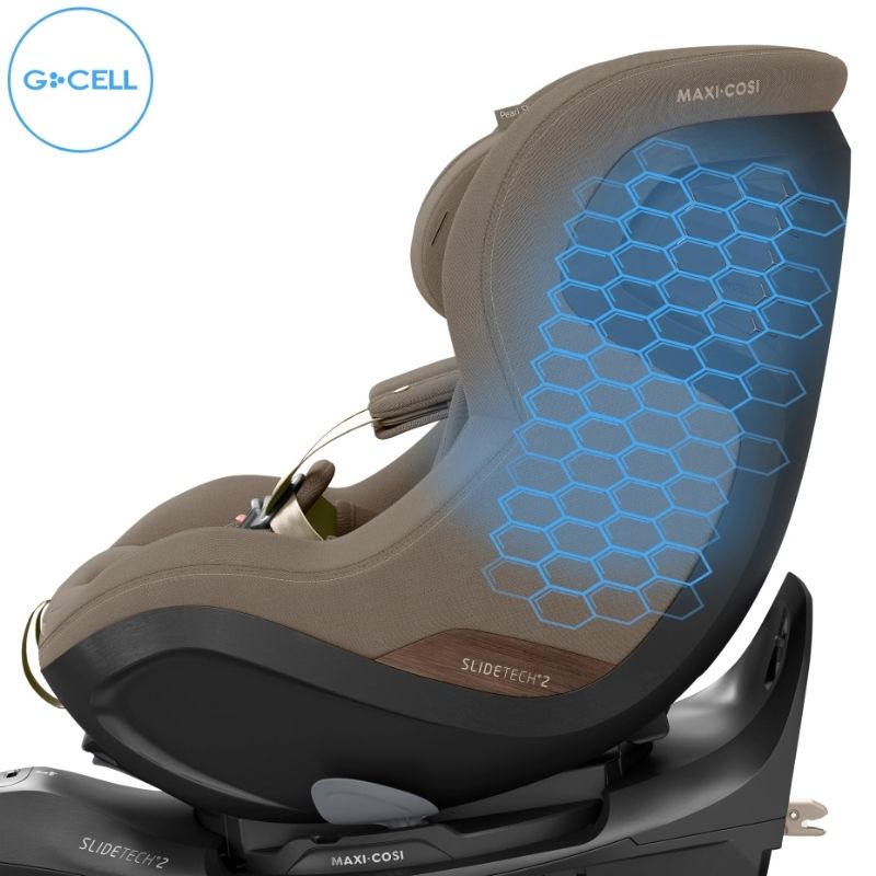 Cadeira auto Pearl Slide Pro Authentic Truffle da Maxi Cosi 6