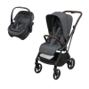 Carrinho Leona 2 e Pebble Slide Pro Graphite da Maxi Cosi