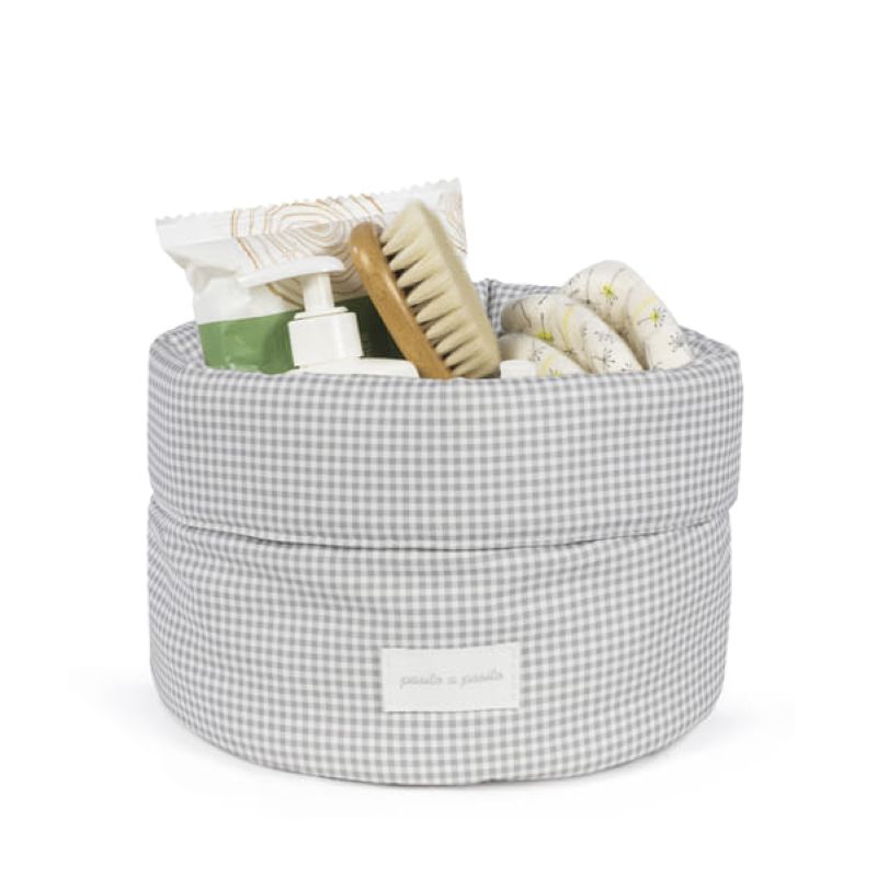 Cesto Organizador Little Bloom Vichy da Pasito a Pasito 3
