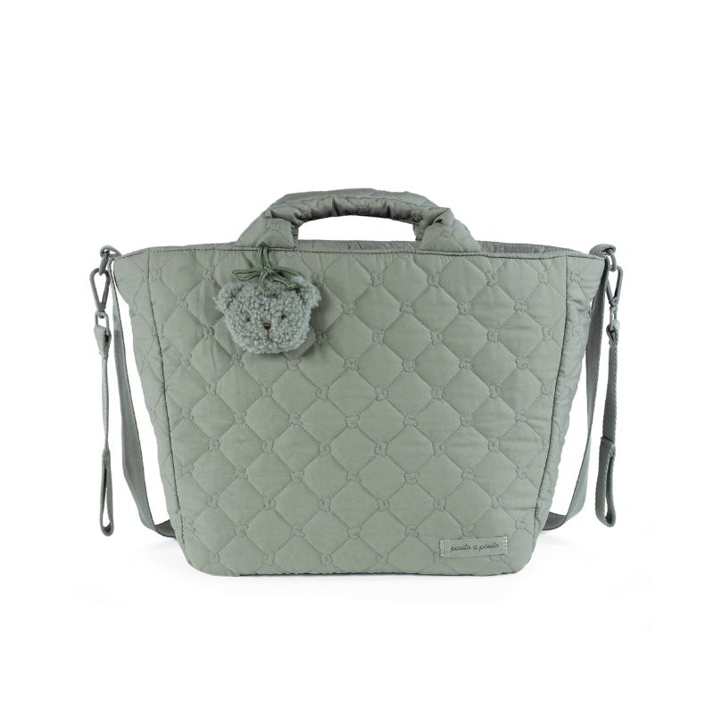 Saco de passeio Paddington verde da Pasito a Paito