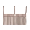 Organizador de cama Praliné Vichy/ Strips Moka da Walking Mum 1
