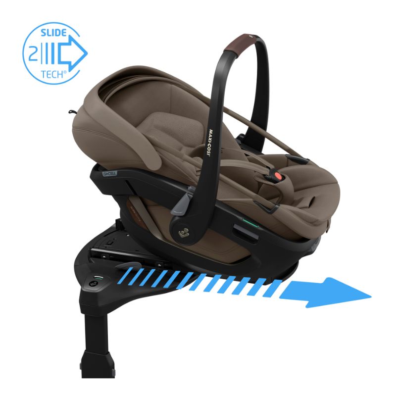 Cadeira Auto Coral Slide Pro Oak Truffle da Maxi Cosi 2