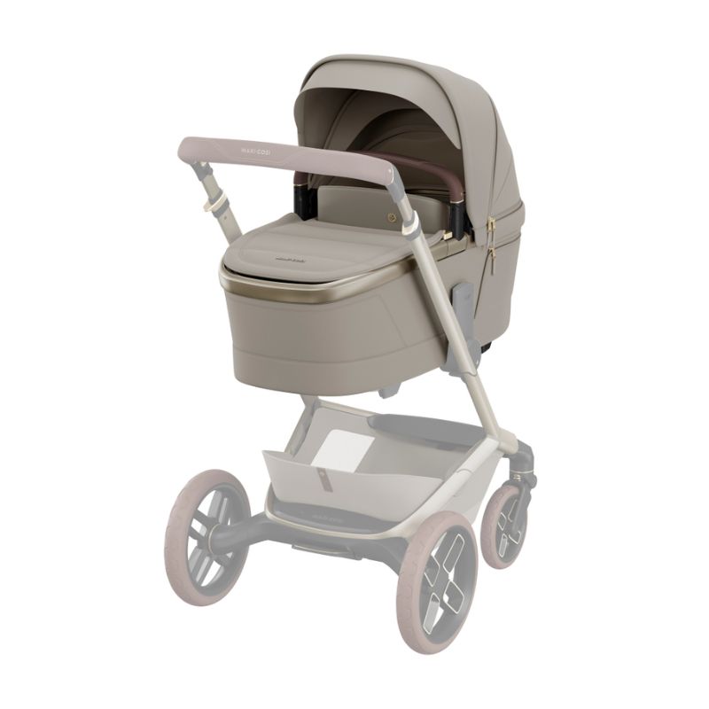 Carrinho Fame , Alcofa Fame, Pebble Slide Pro Saphire Sand e FamilyFix Slide Pro da Maxi  Cosi 6