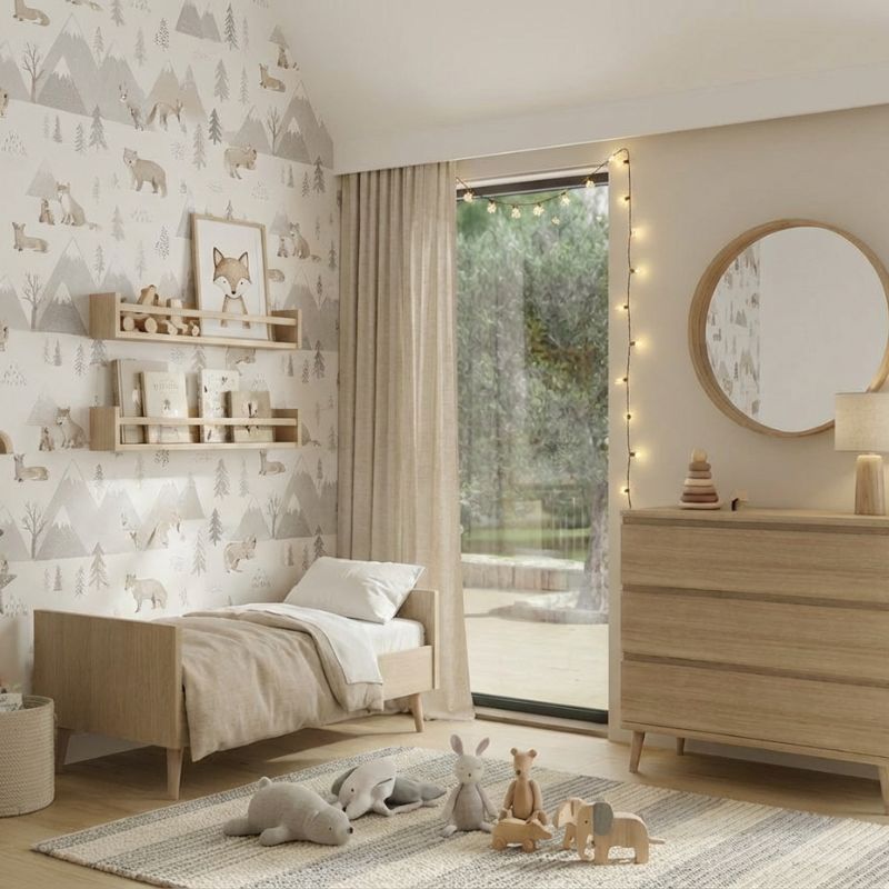 Cama firenze 140x70 Natural da I-kid 5