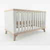 Cama Capri 120x60cm branco/natural da I-Kid 1