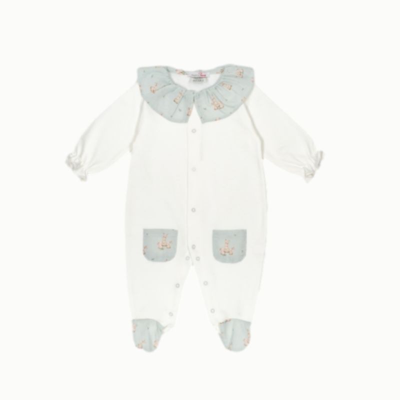 Babygrow de algodão Paris da Mighty Love