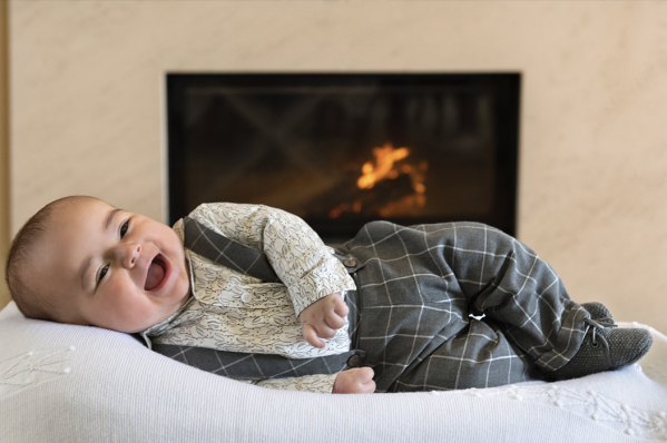 Como manter o seu bebé quente nos dias frios de inverno