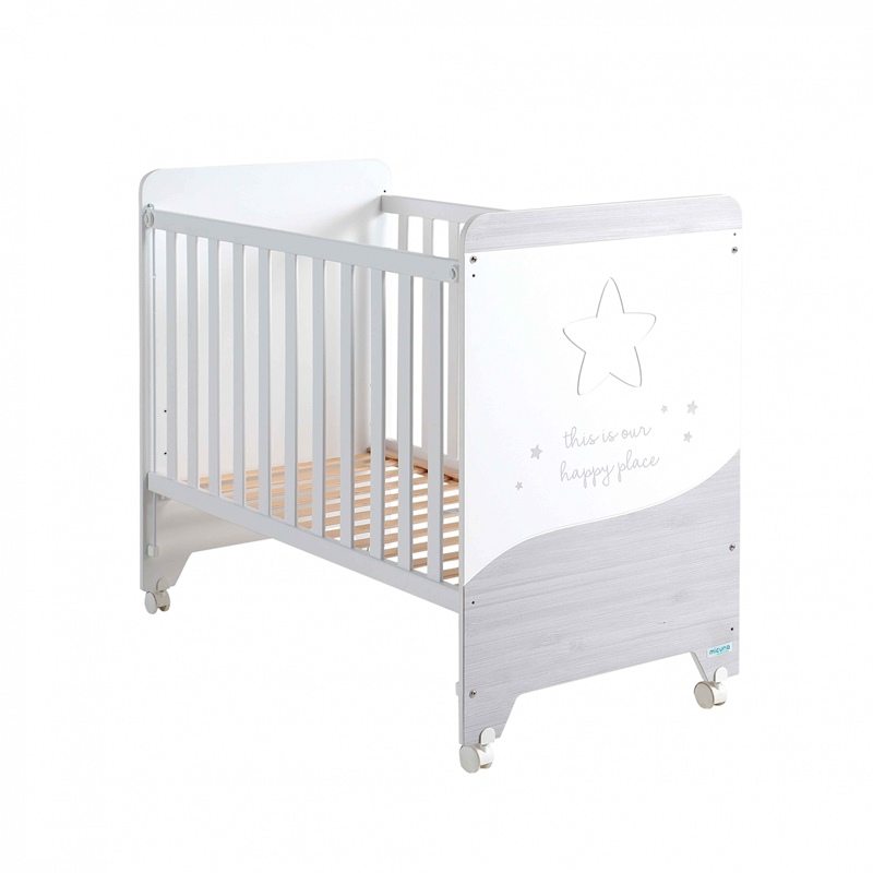 Cama para bebé da Micuna Cosmic Branco Cinza