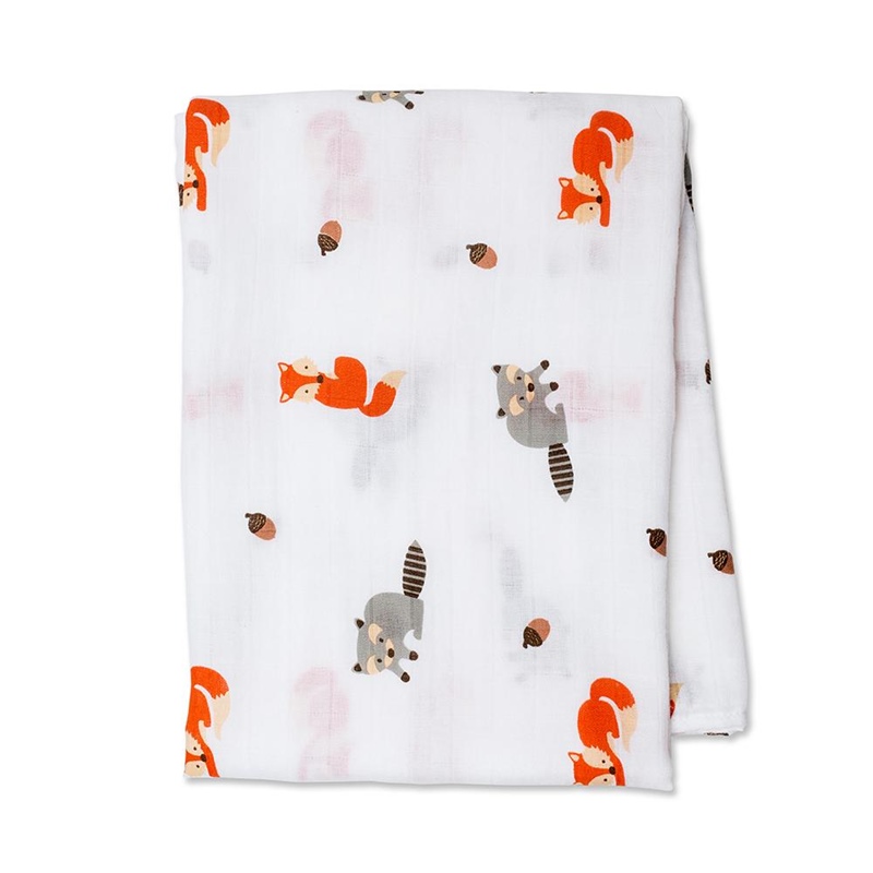 Swaddle de algodão Forest friends