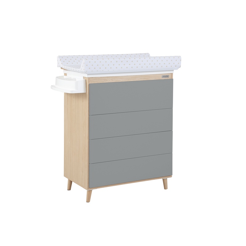 Comoda com banheira da Micuna Nature Cinza