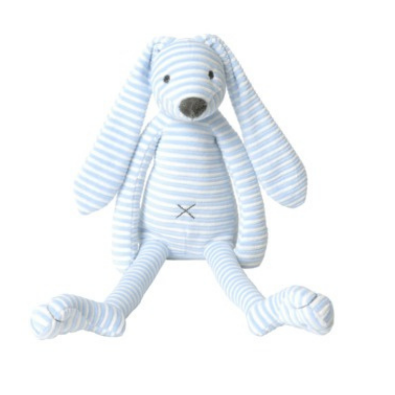 Coelho Reece Riscas azul e branco de 38cm da Happy Horse