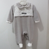 Babygrow laminado Romantic2 da Pim Pam Pum Cinza 1