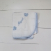 Fralda de tecido com nome da Pim Pam Pum Azul