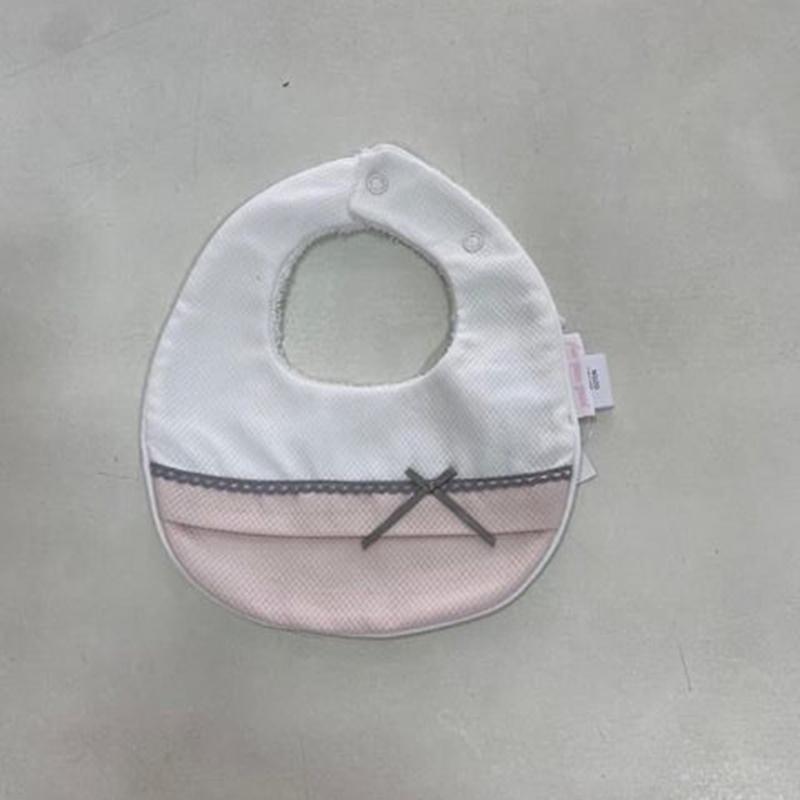 Babete para bebé Mimo Rosa com felpo da Pim Pam Pum
