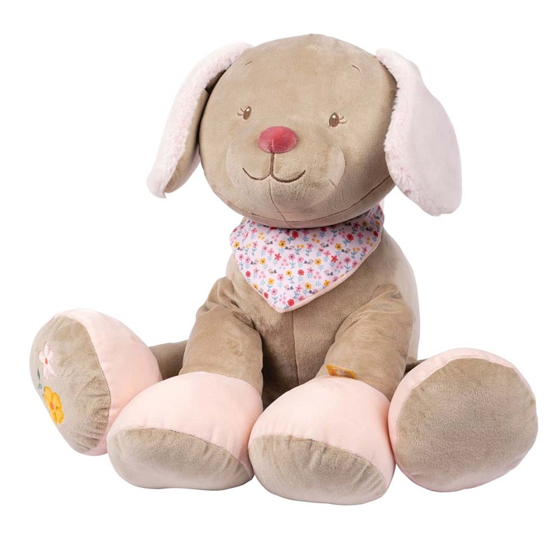 Peluche Lali Cão de 75 cm da coleção Iris e Lali da Nattou