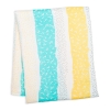 Swaddle de Bamboo blue & yellow spotted stripes da Lulujo 1