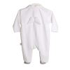 Babygrow Algodão Laminado Branco/Prateado Angel Da Baby Gi 1