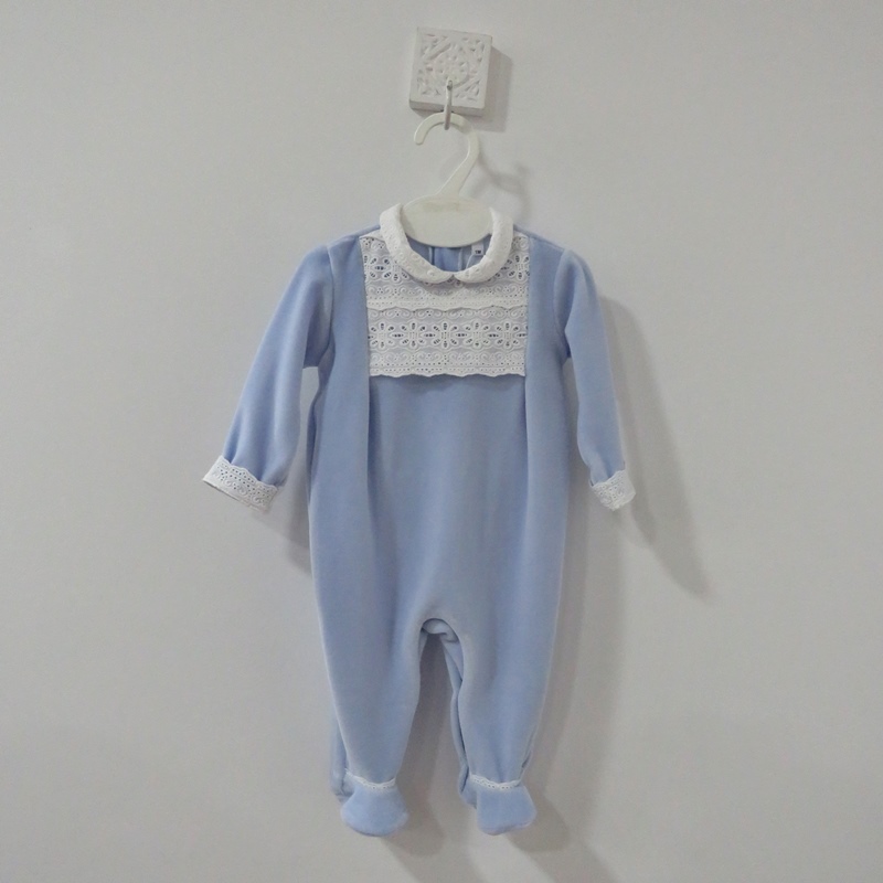 Babygrow Laminado glamour 1 Azul da Pim Pam Pum 1