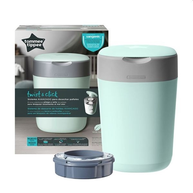 Contentor de fraldas sangenic Twist & Click Verde