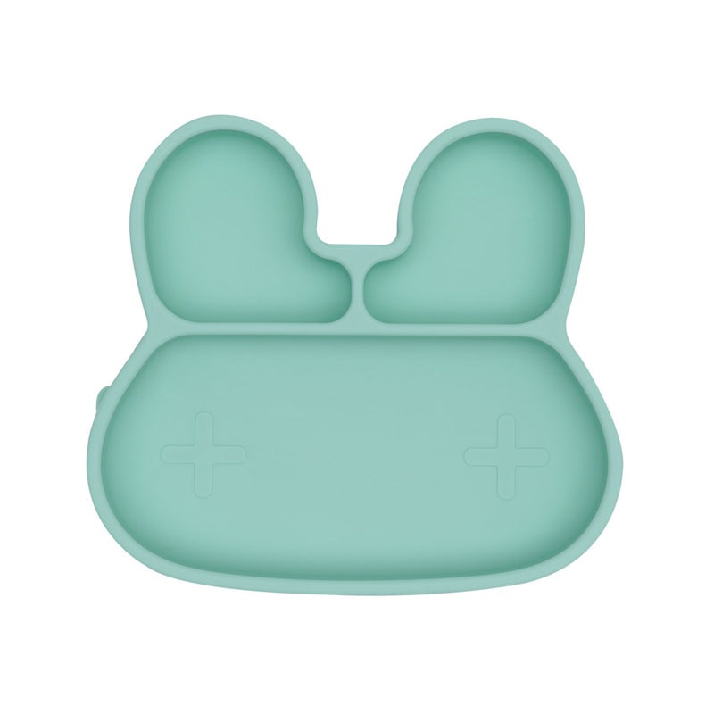 Prato com ventosa coelho verde da We Might Be Tiny 1
