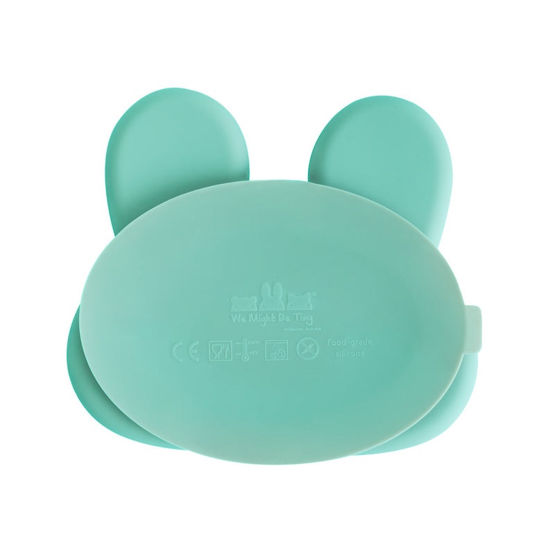 Prato com ventosa coelho verde da We Might Be Tiny 3 Prato com ventosa coelho verde da We Might Be Tiny 3