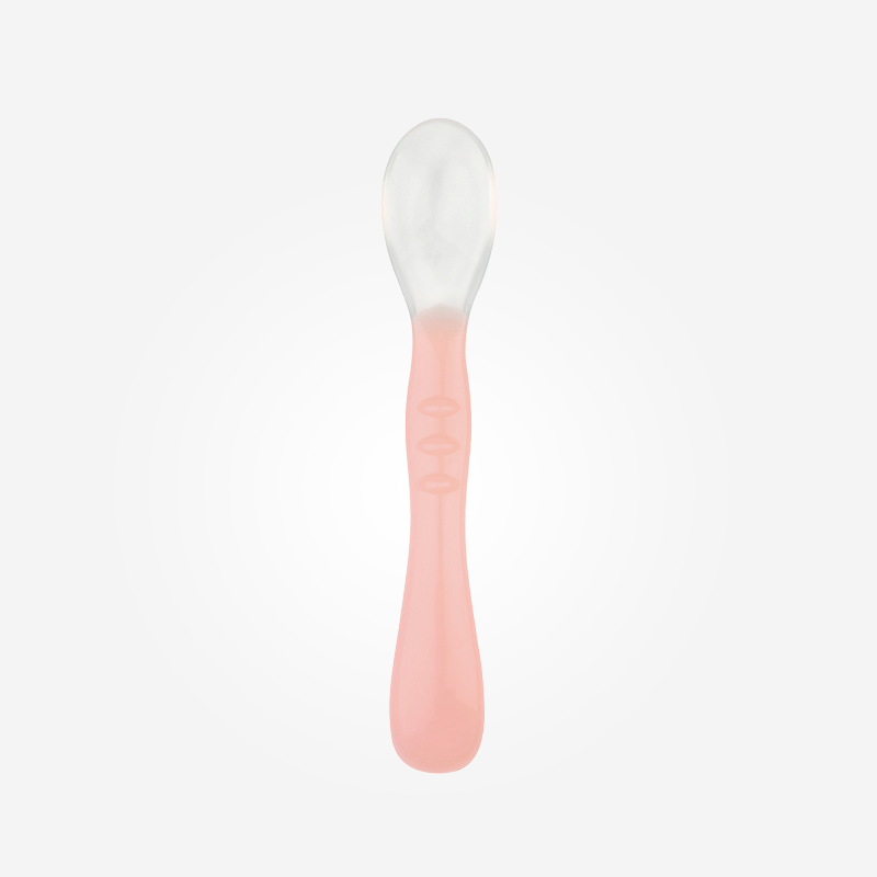 Colher de silicone rosa da Saro 