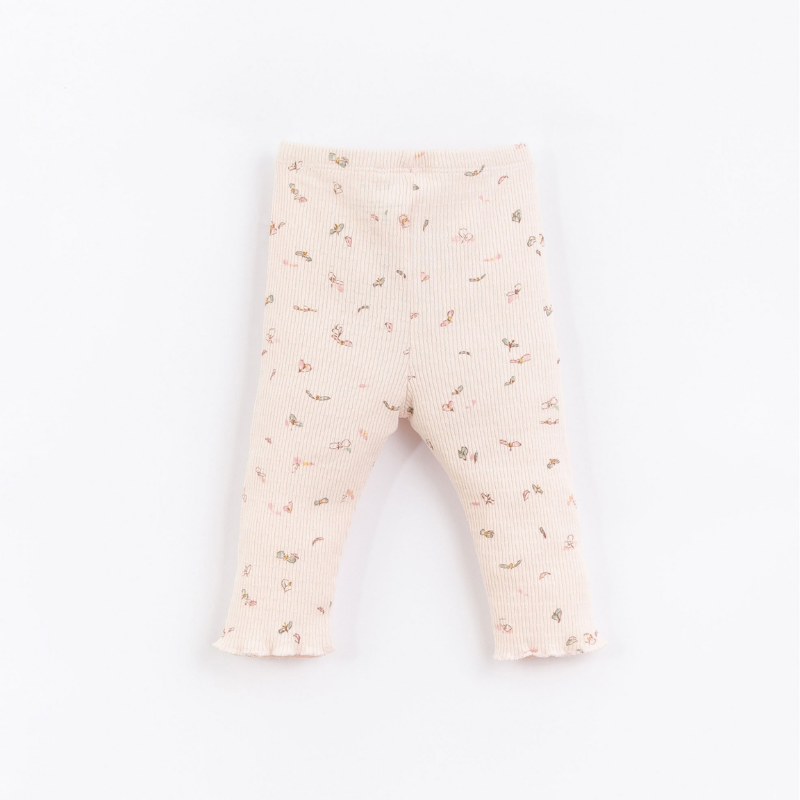 Leggings flores de algodão orgânico da Play up 2