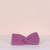 Fita para bebé tricotada lilás da Wedoble