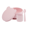 Conjunto de alimentação BLW set 1 Pinky Pink da Minikoioi