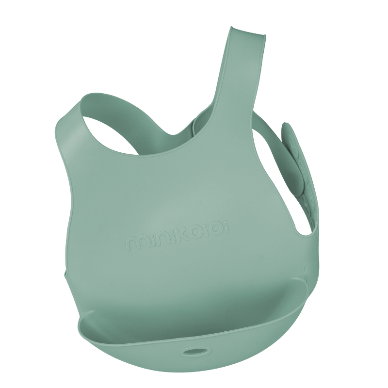 Babete de silicone Flexi Bibs Green River da Minikoioi 1