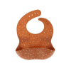 Babete de silicone dots brown da Tutete