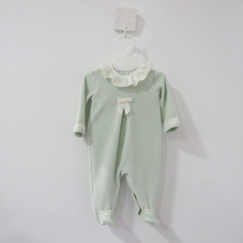 Babygrow laminado Bonny 1 verde da Pim Pam Pum 1