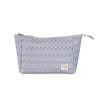 Necessaire ZigZag cinza e azul da Walking Mum 1