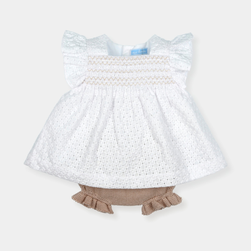 Conjunto de tapa fraldas e blusa Diente de Leon da Mac Ilusion