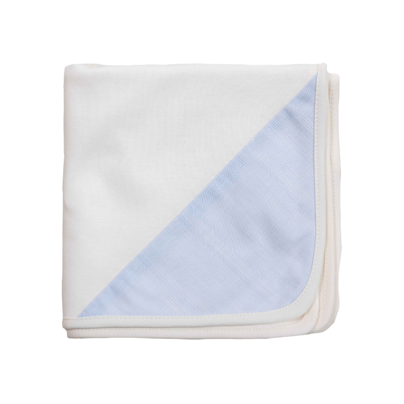 Fralda de malha pérola e azul da Baby Gi