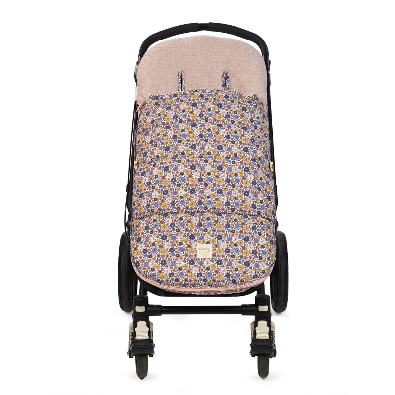 Forra de inverno para carrinho do tema Camden terracota da Walking Mum