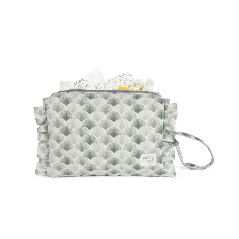 Necessaire Abanik verde da Walking Mum