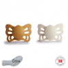 Pack de 2 chupetas anatómicas de silicone Honey G.cream da Frigg