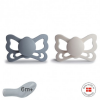 Pack de 2 chupetas anatómicas de silicone Great G. Silver G. da Frigg